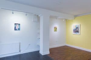 Installation image from Rhiannon Salisbury exhibition Habitual Submission with Delphian Gallery in London 2019