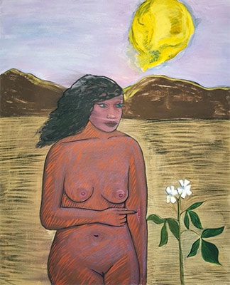 Kemi Onabule Delphian Gallery Nude figurative painting by Kemi Onabule